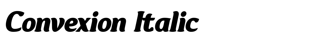 Convexion Italic